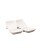 MENU BOX z trzciny cukrowej 3- komorowy 23 x 23 x 7,5 cm