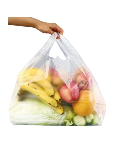 Reklamówka biała HDTS 30x55 cm 11μm 150 szt.