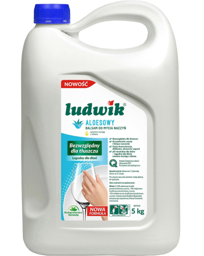 Ludwik Płyn do mycia naczyń Balsam aloesowy 5 kg