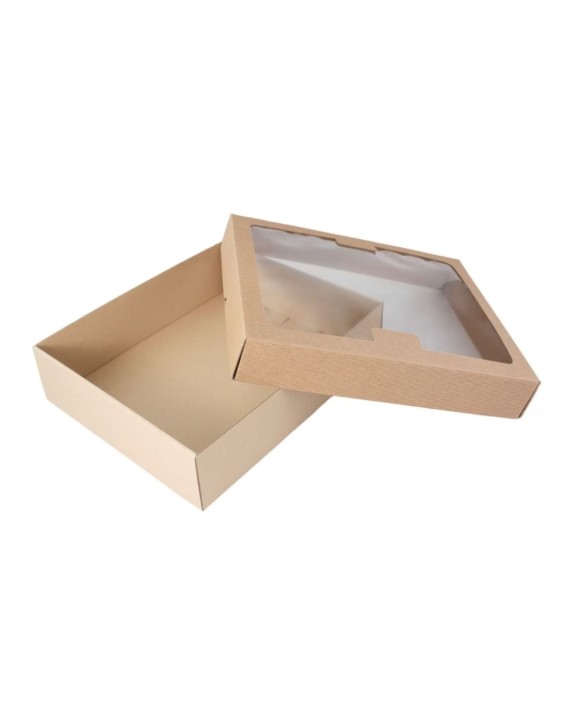 Pudełko cateringowe Party Box z okienkiem 455x350x80
