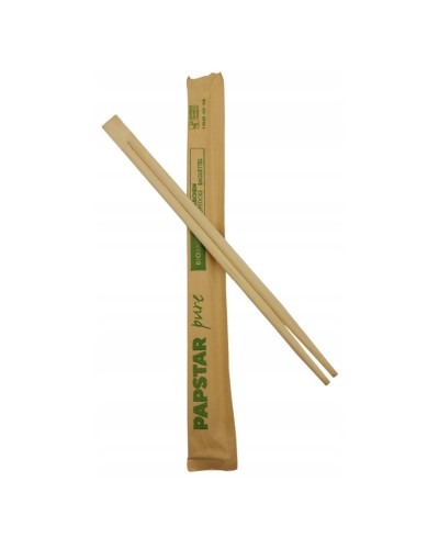 Pałeczki bambusowe w papierowym opakowaniu 23cm (50 par)