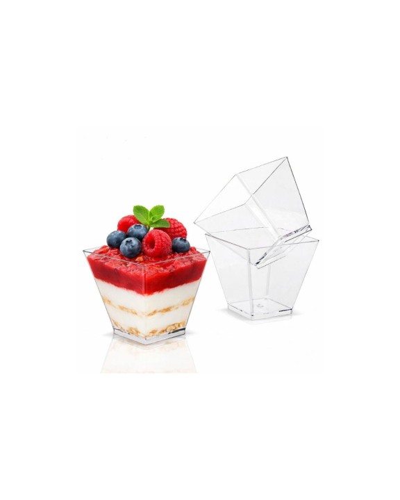 Pojemnik fingerfood 120 ml krystaliczne 20 szt. trapez