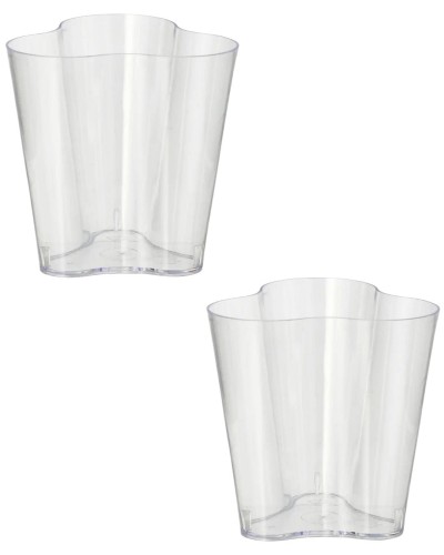 Pojemnik fingerfood 120 ml krystaliczne 20 szt. kwiatek