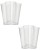 Pojemnik fingerfood 120 ml krystaliczne 20 szt. kwiatek
