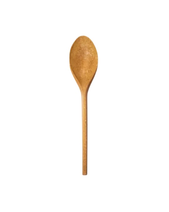 Łyżki z włókien drzewnych "REUSE" WPC brąz 18 cm 50 szt.
