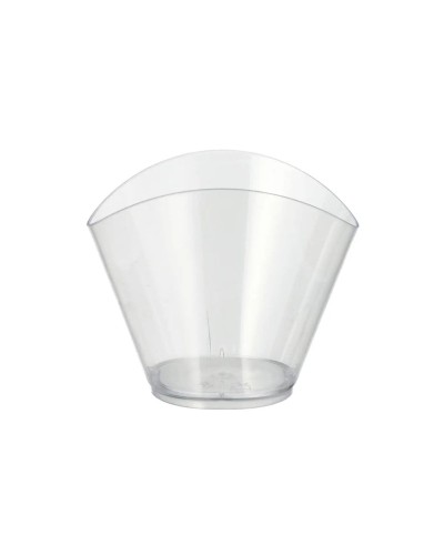 Pojemnik fingerfood 120 ml krystaliczne 24 szt. fala