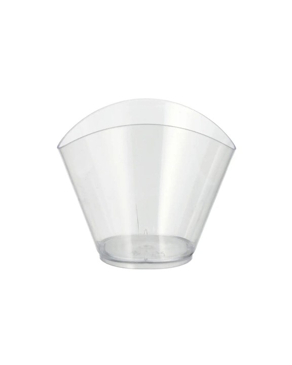 Pojemnik fingerfood 120 ml krystaliczne 24 szt. fala