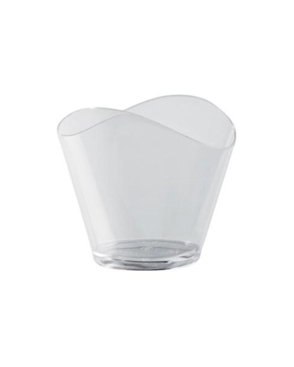 Pojemnik fingerfood 120 ml krystaliczne 24 szt. fala