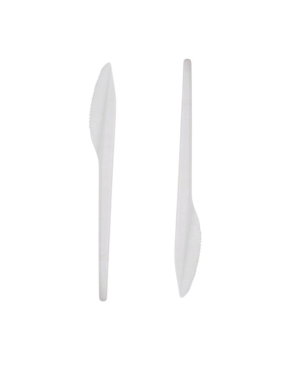 Noże wielorazowe REUSE PS 16,5 cm białe (100 szt.)