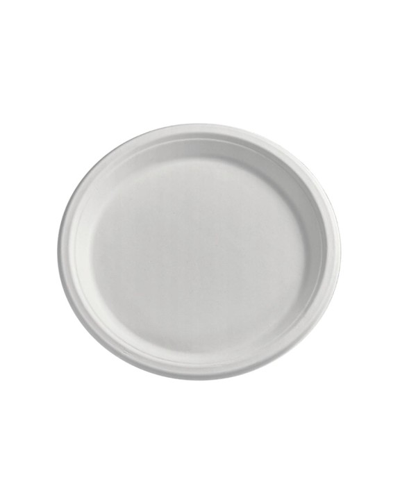 TALERZ Pulpa papierowy z trzciny cukrowej BIAŁY średnica 30,5 cm 50szt.