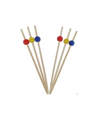 Wykałaczki bankietowe KULKA MIX KOLOR 12cm 100 szt..jpg