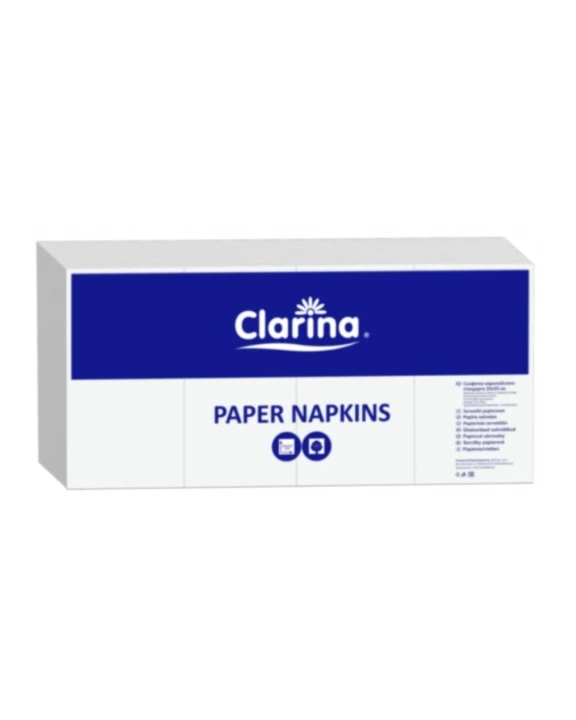 Serwetki gastronomiczne do dozowników Clarina 33x33 18 białe 500szt..jpg