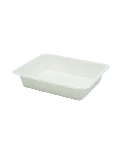 Pojemnik do zgrzewu BIO z pulpy trzcinowej 227x178x50 niedzielony