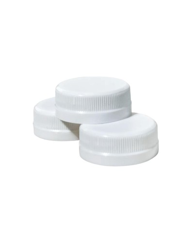 BIAŁA nakrętka fi 38 mm do butelek PET (100 szt.)