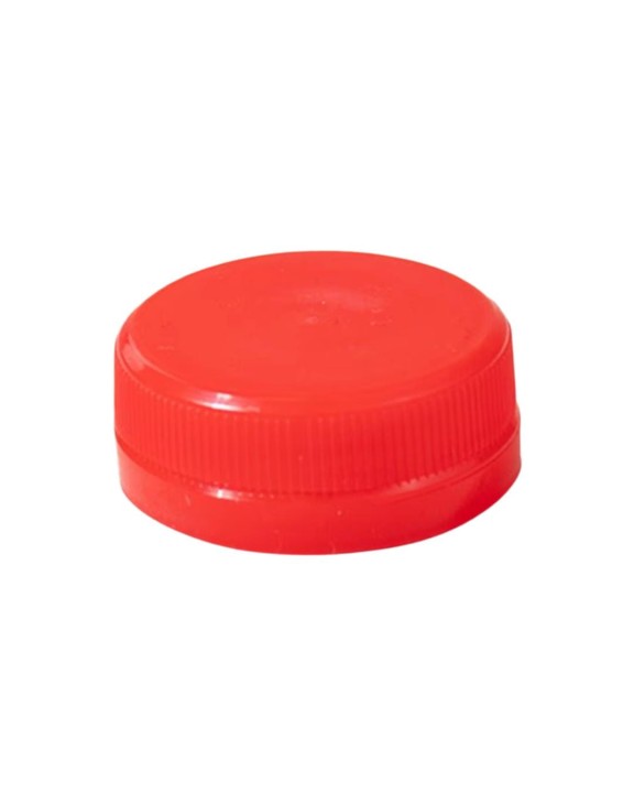 CZERWONA zakrętka fi 38 mm do butelek PET
