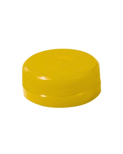 ŻÓŁTA zakrętka fi 38 mm do butelek PET