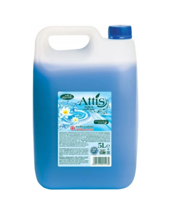 Mydło Attis Aqua ANTYBAKTERYJNE w płynie 5l.jpg
