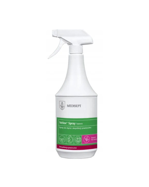 Velox Spray tea tonic 1L spray do mycia i dezynfekcji MEDISEPT