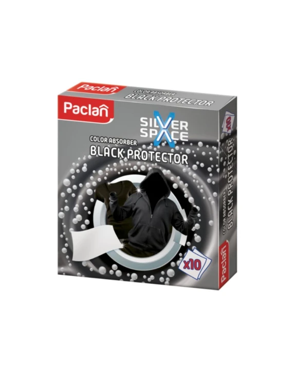 Chusteczki absorbujące kolor PACLAN silver - do prania czarnego 10 szt.