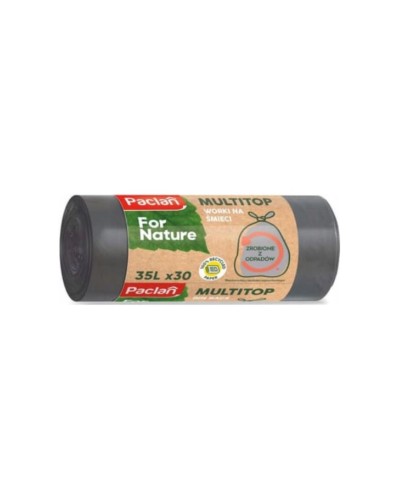 Worki na śmieci uniwersalne nature 35l 30 szt. MULTITOP PACLAN