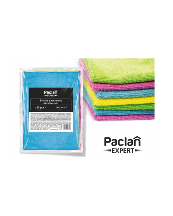 Ścierki ściereczki z mikrofibry 50 szt. 40x30 cm chłonne PACLAN Expert