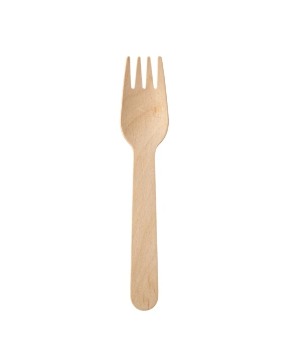Widelec drewniany jednorazowy 16 cm 100 sztuk
