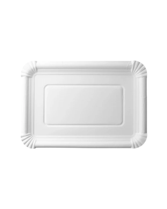 Tacki papierowe Białe 11x18 cm tekturowe cukiernicze 250 sztuk
