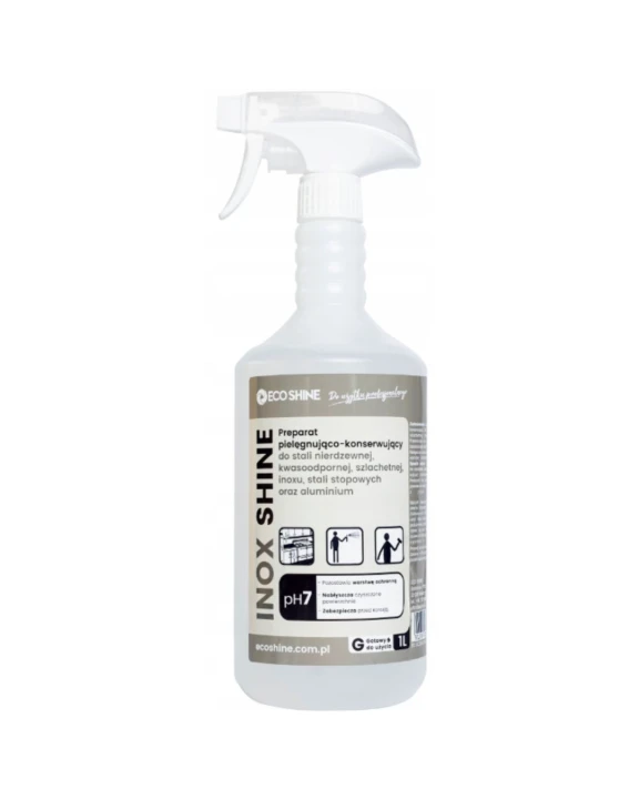 Eco Shine INOX SHINE 1L – Płyn do Czyszczenia Stali Nierdzewnej INOX