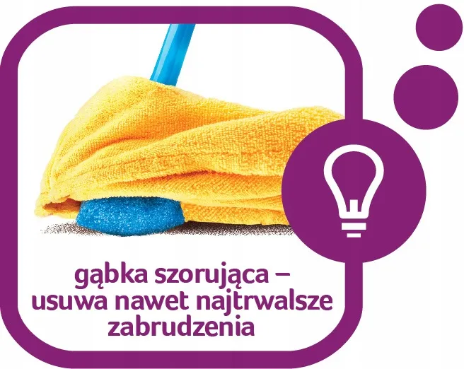 MOP żółta microfibra zapas GOSIA