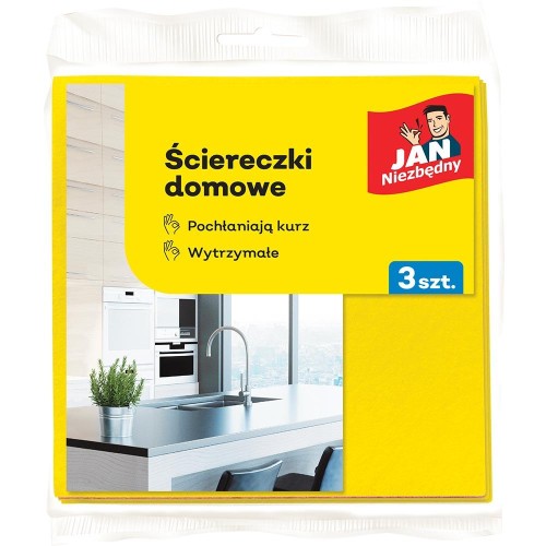JAN NIEZBĘDNY Ściereczka kurz 3 szt.