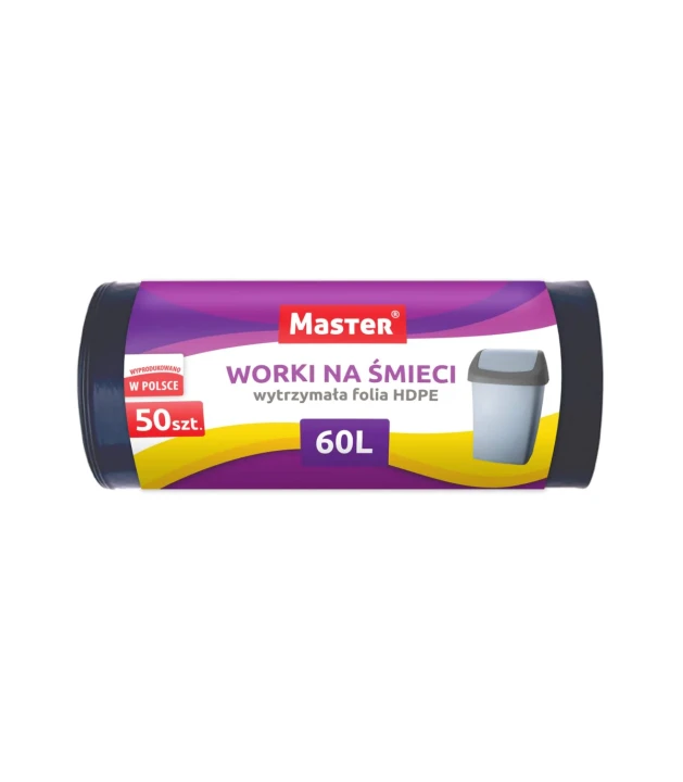 Worki na odpady MASTER LD 60l