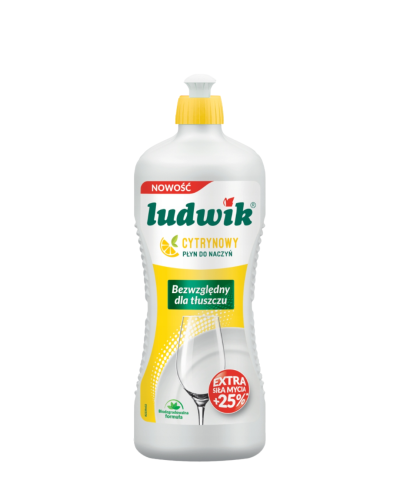 Ludwik Płyn do mycia naczyń cytrynowy 900 g