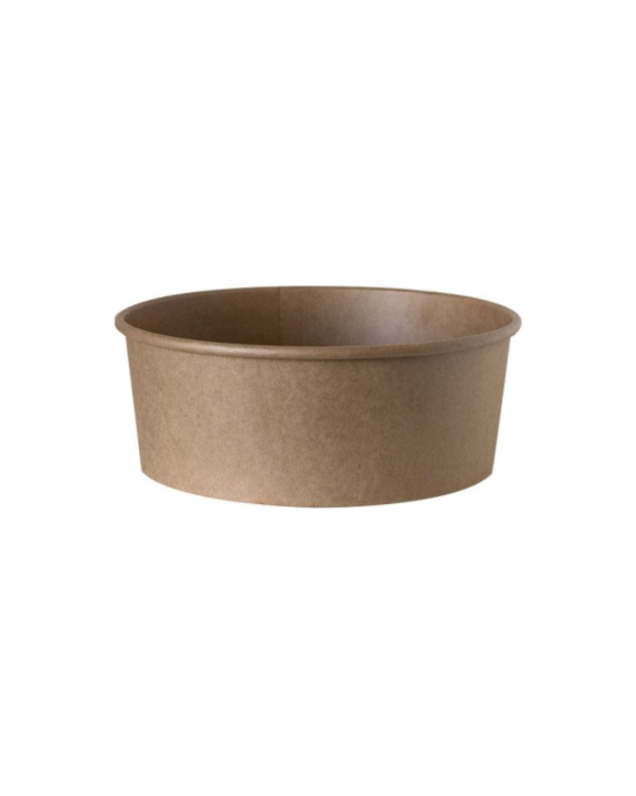 Miska papierowa sałatkowa KRAFT 1100 ml śr. 184 mm