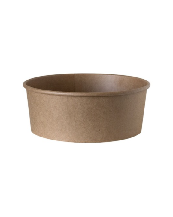 Miska papierowa sałatkowa KRAFT 1300 ml śr. 184 mm