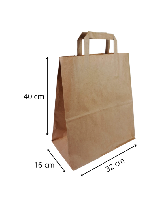 Torba papierowa z uchwytem 32 x 16 x 40