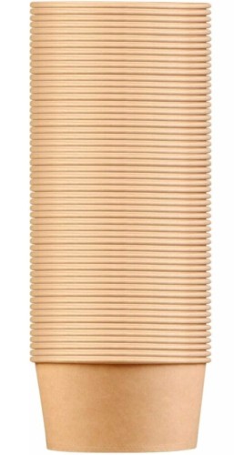 Miska papierowa sałatkowa KRAFT 1100 ml śr. 184 mm