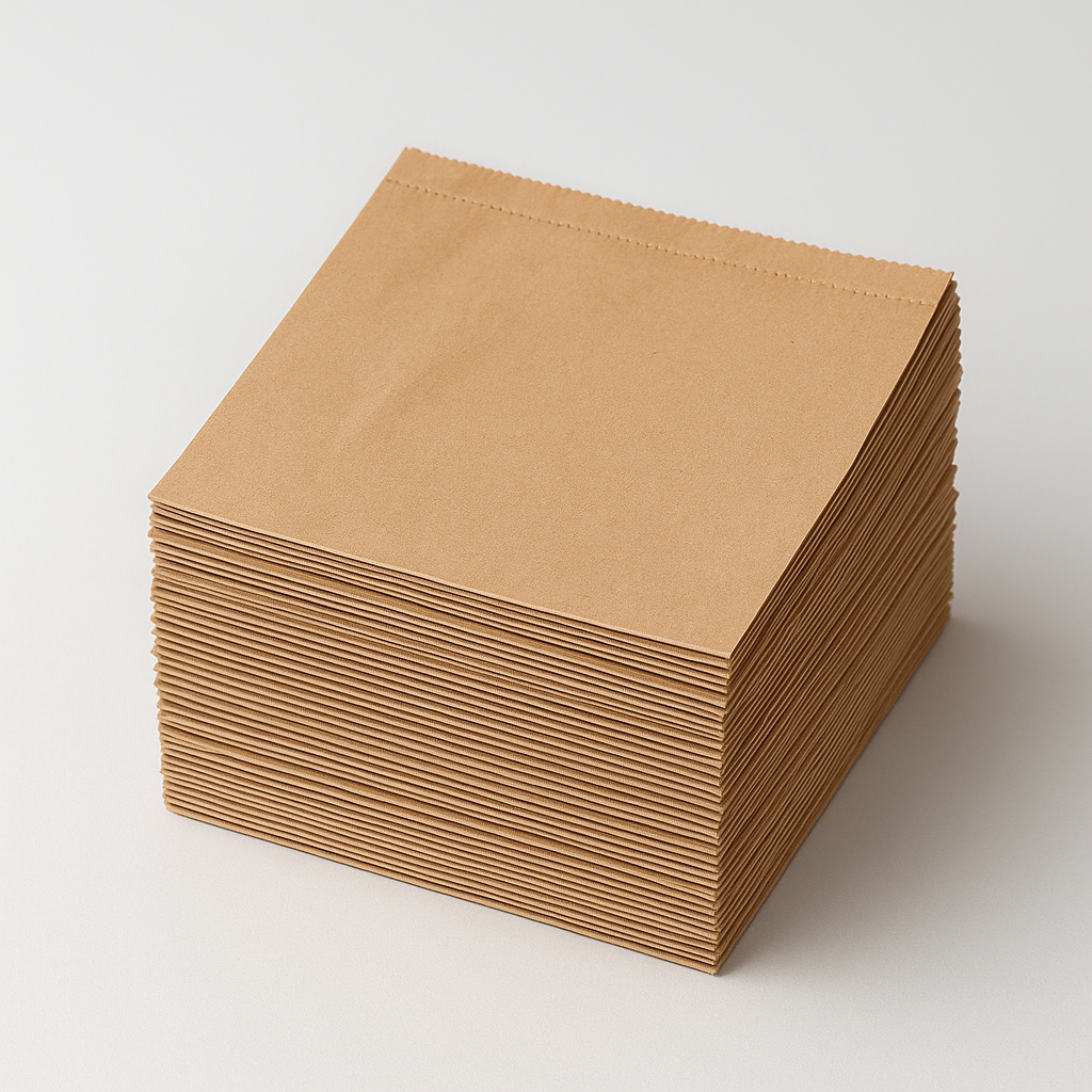 Opakowanie/koperta na KEBABA BURGERA 15x16 cm KRAFT powlekana 100 szt.