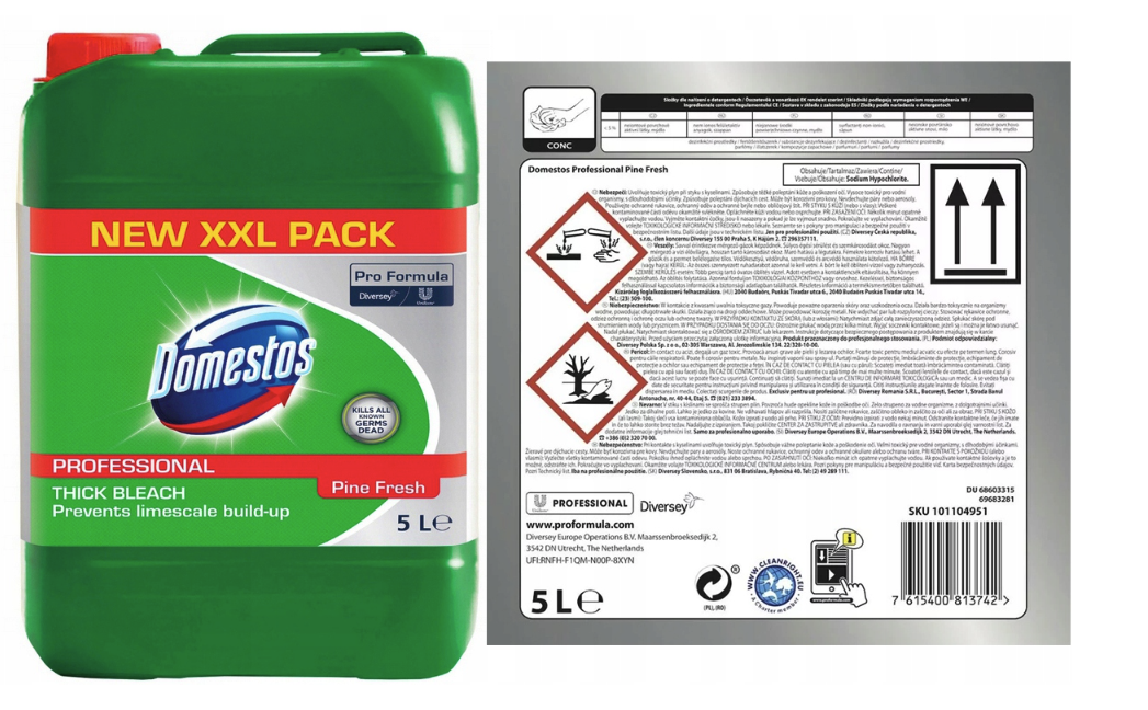 Domestos Płyn 5L Zielony