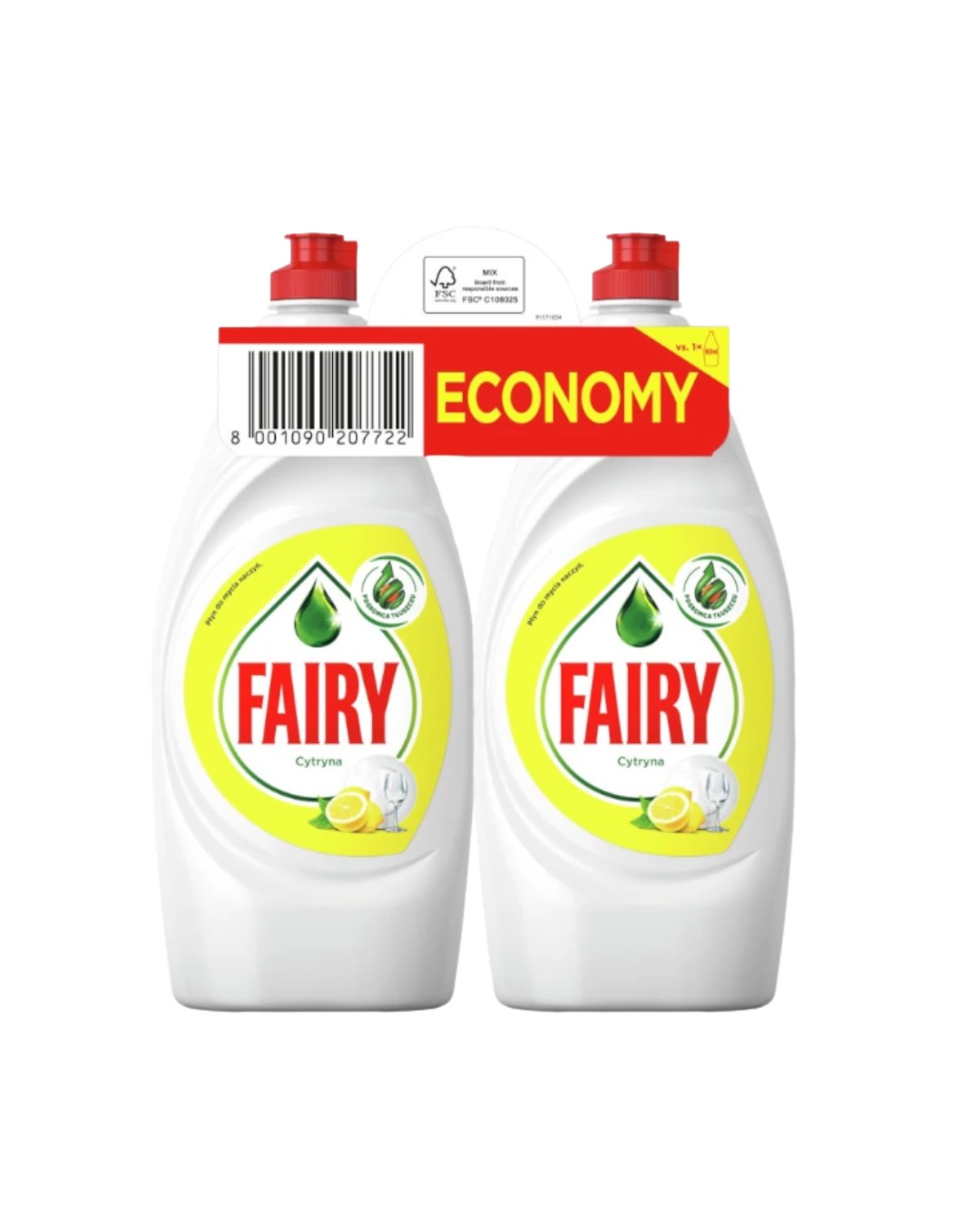 Fairy 2x900ml Lemon