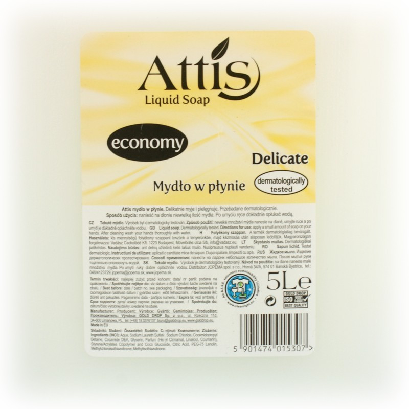 ATTIS 5L DELICATE Mydło w płynie