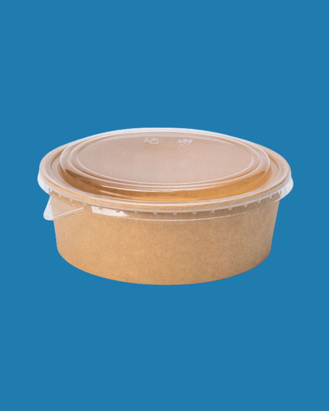 Miska papierowa sałatkowa KRAFT 1300 ml śr. 184 mm