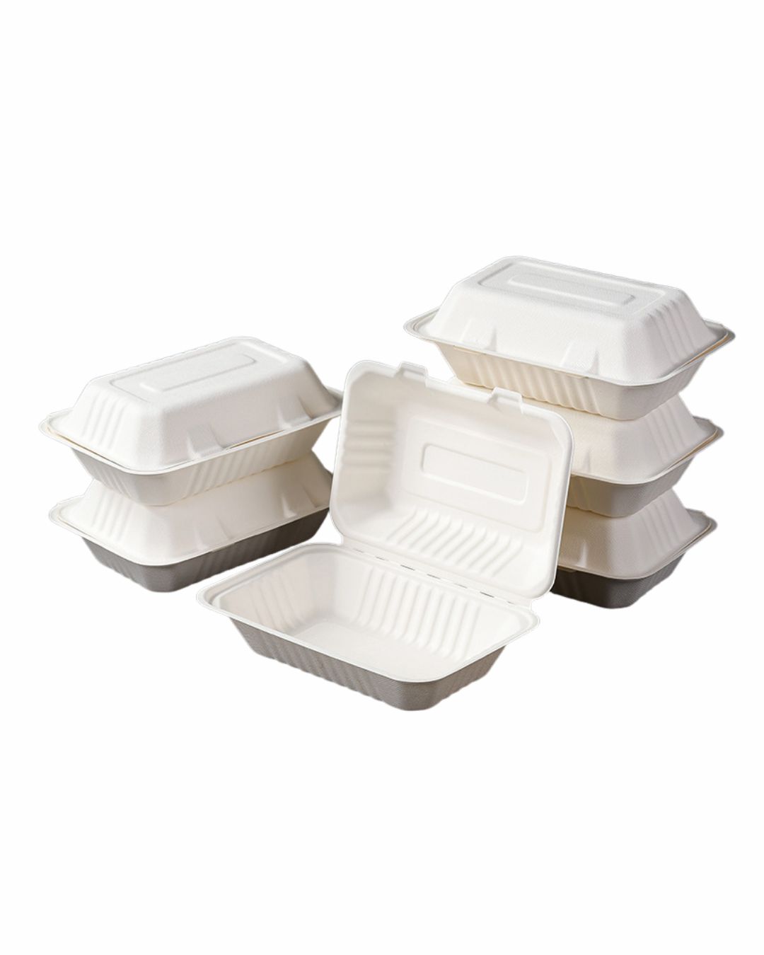 MENU BOX z trzciny cukrowej 23 x 15,5 x 6,5 cm