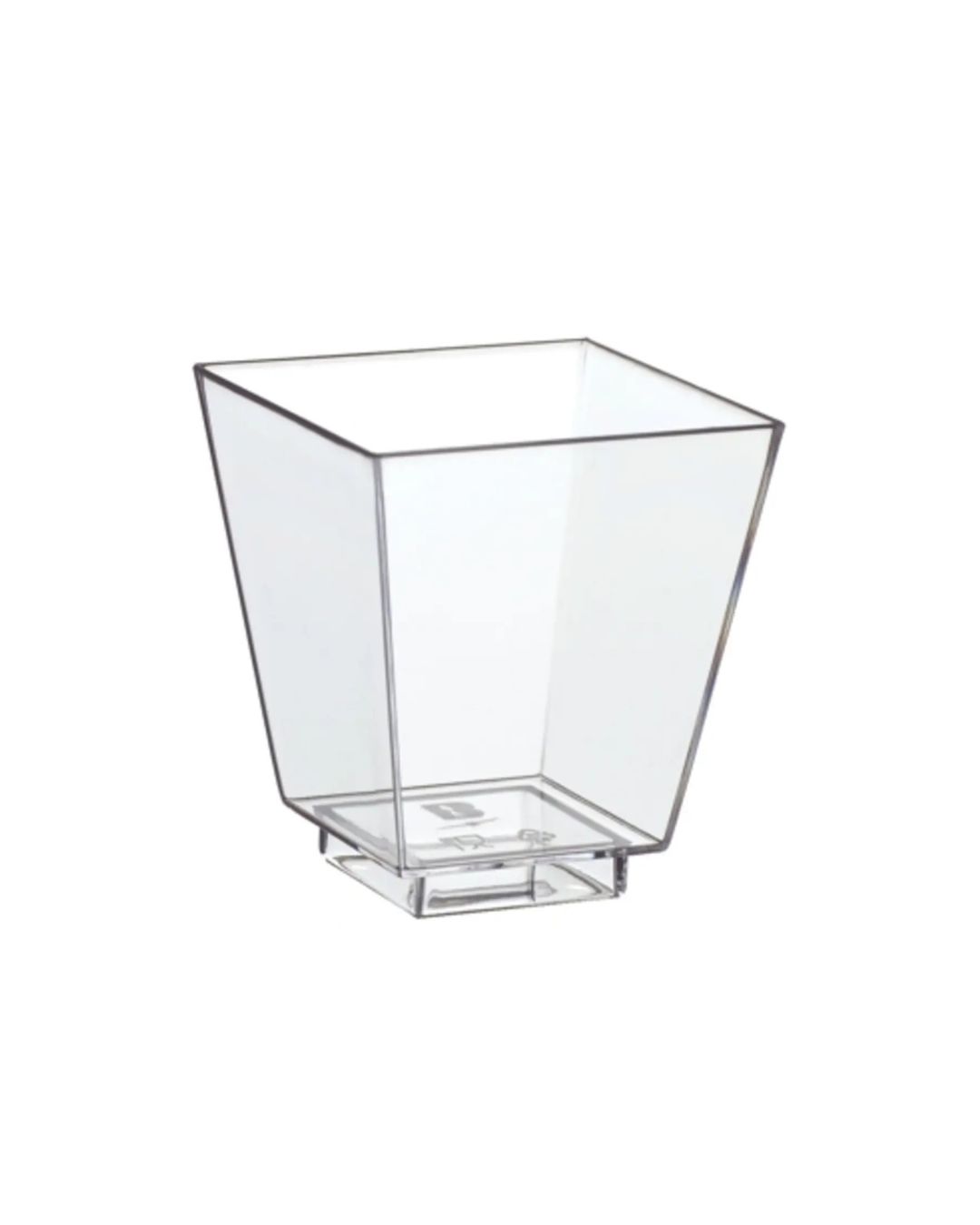 Pojemnik fingerfood 50 ml krystaliczne 50 szt. czworokąt