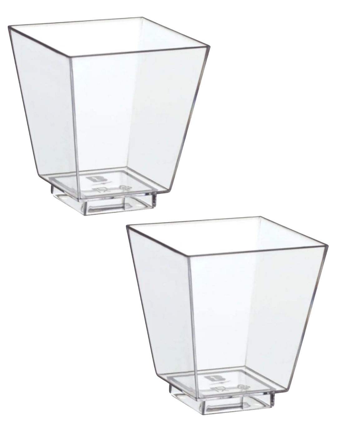 Pojemnik fingerfood 50 ml krystaliczne 50 szt. czworokąt