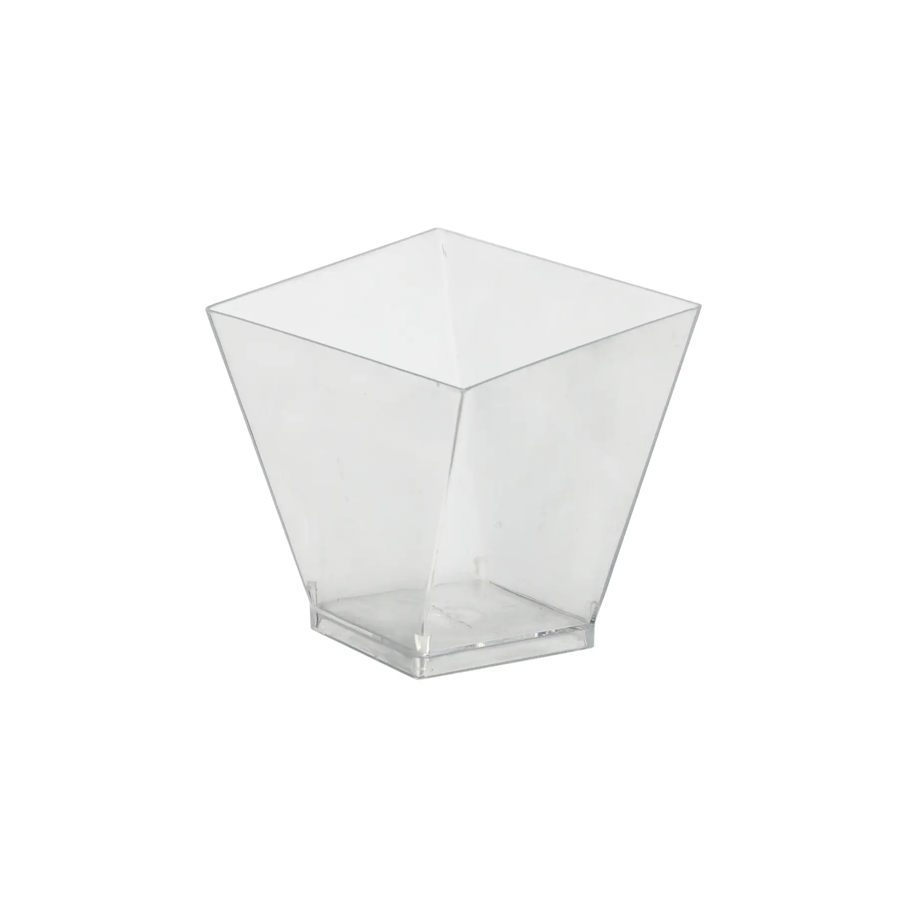 Pojemnik fingerfood 120 ml krystaliczne 20 szt. trapez