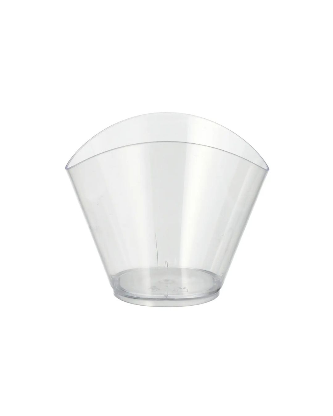 Pojemnik fingerfood 120 ml krystaliczne 24 szt. fala