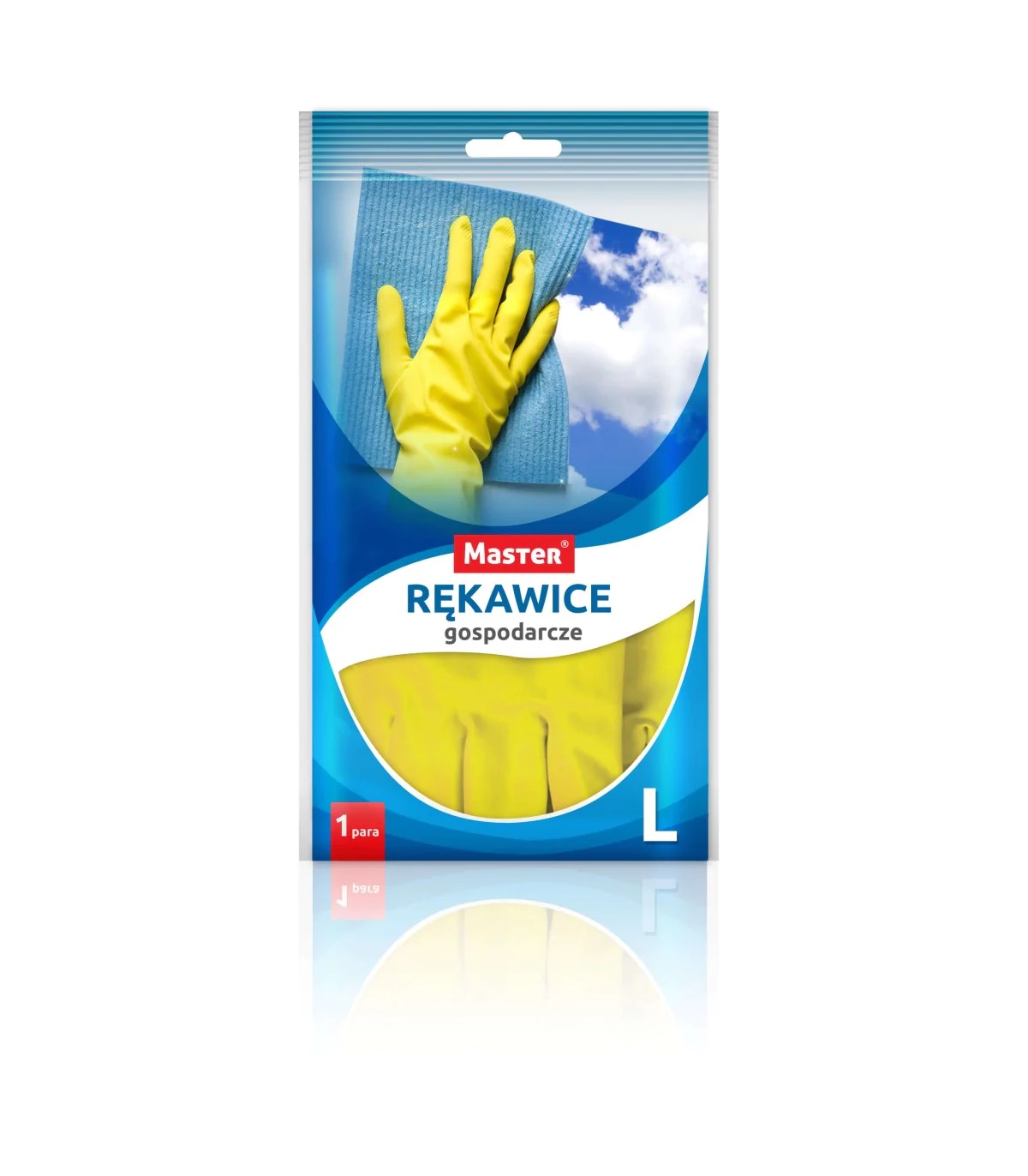 Rękawice gospodarcze MASTER L żółte