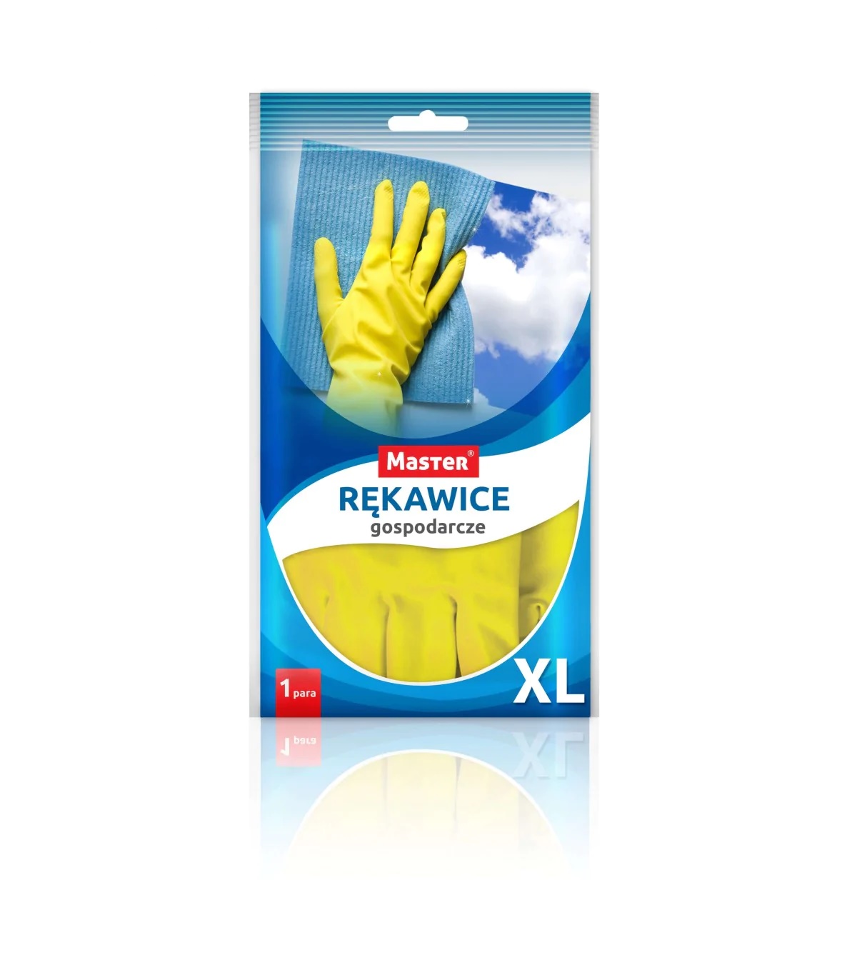 Rękawice gospodarcze MASTER XL żółte