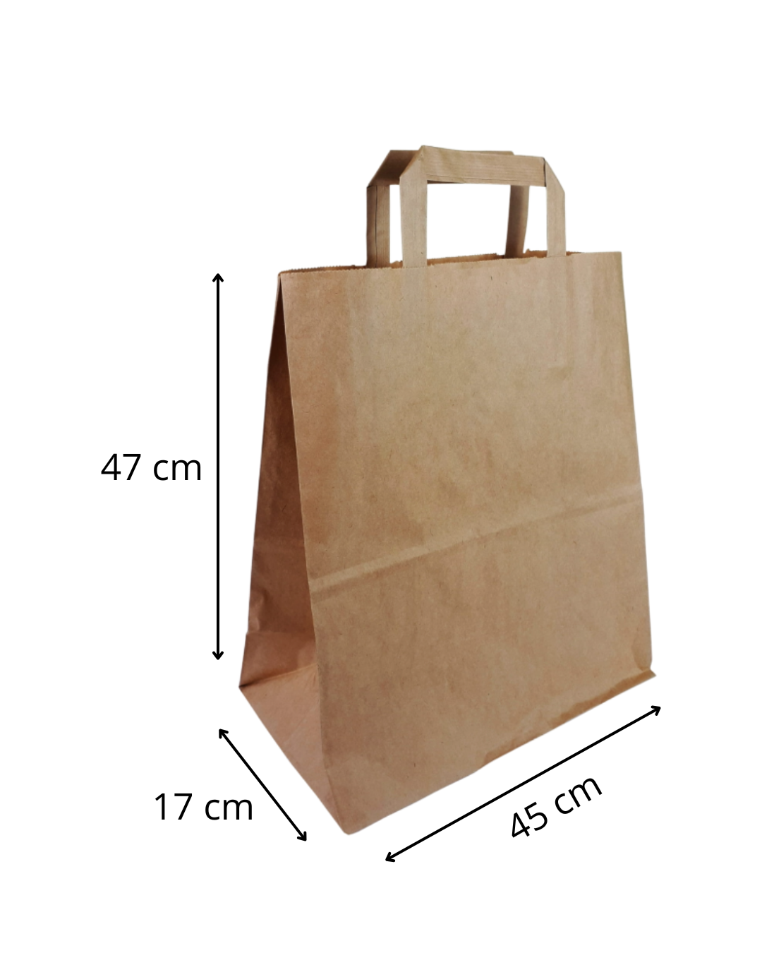 Torba papierowa z uchwytem 45 x 17 x 47