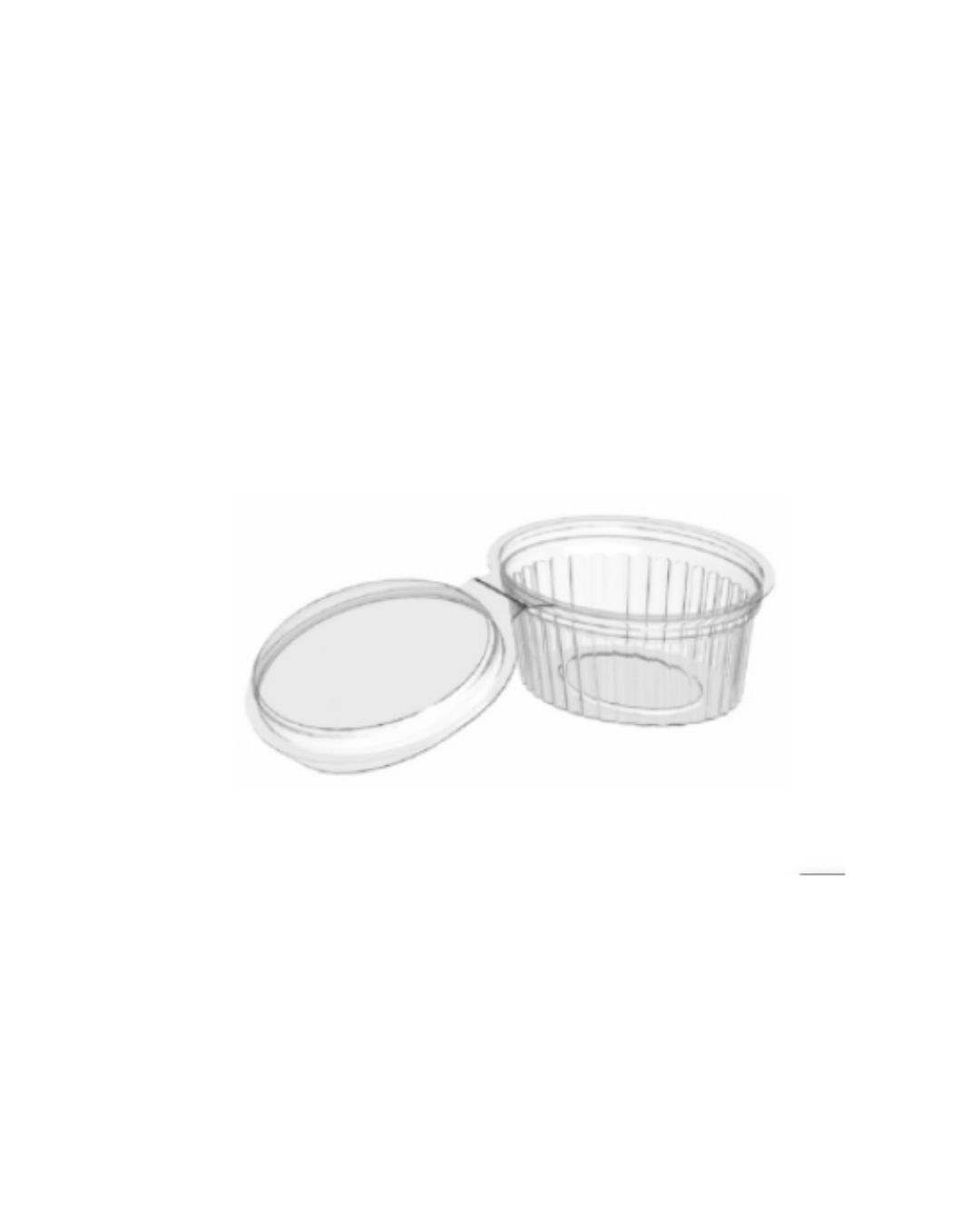 Pojemnik na sos z przykrywką 30 ml